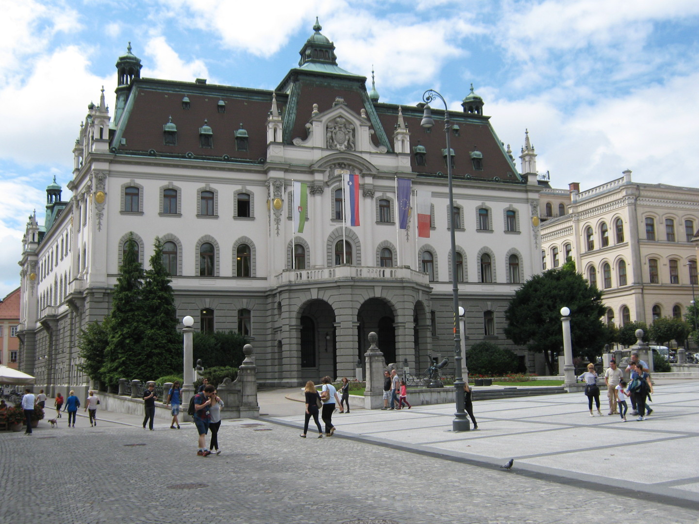 The main building of the University of Ljubljana