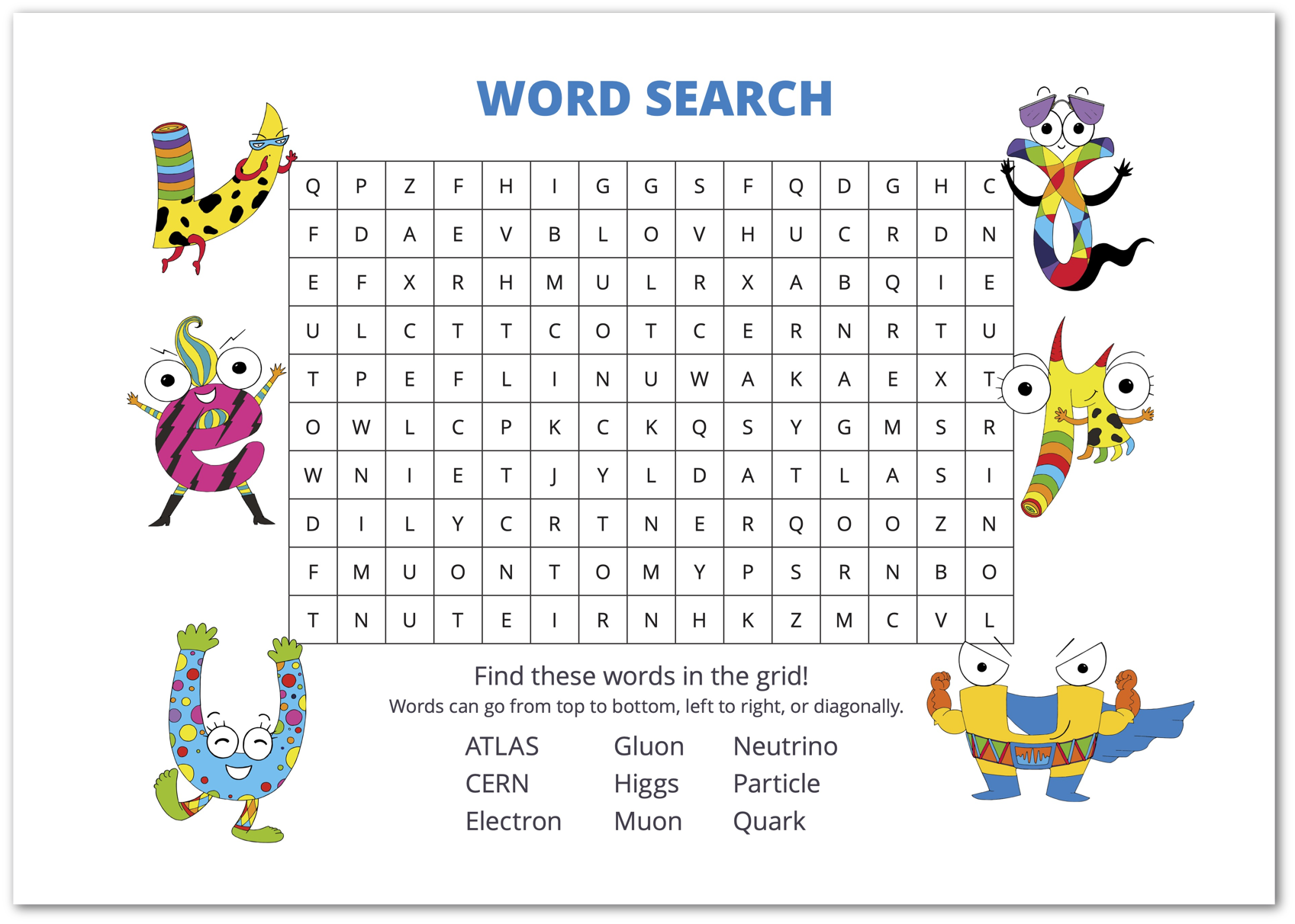 ATLAS Word Search